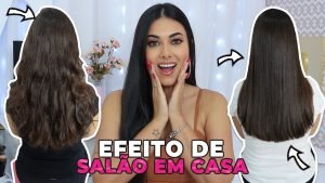 Como Alisar o Cabelo Em Casa Sem Usar Química! 👱🏼‍♀️💝