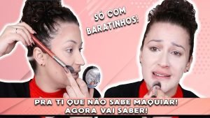 MAKE PRA QUEM NÃO SABE MAQUIAR PRA TODOS OS DIAS E BATONS!