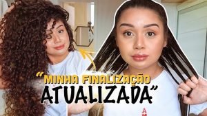 COMO ESTOU FINALIZANDO CABELO CACHEADO! FINALIZAÇÃO COM FITAGEM 🔥🔥💕