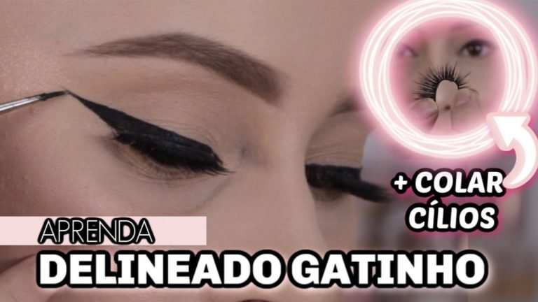 Leia mais sobre o artigo Delineado Gatinho e Colar Cilios  💁‍♀️🤩💜