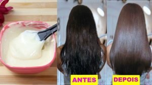 Leia mais sobre o artigo Máscara de Cabelo de Gelatina Caseira para Cabelos Brilhantes e Fortes. ❤️🥰