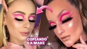 Make Cut Crease Rosa *babado* | Amanda Pastore 🥰