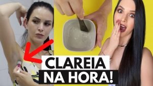 Como Clarear as Axilas e Virilhas Rapidamente (Receita Caseira Poderosa) ✨