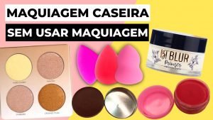 Kit de Maquiagem Caseira Sem Usar Maquiagem 💖