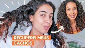 Reconstrução Capilar Pra Recuperar o Cabelo Cacheado Em Casa | Juliana Louise ❤👩