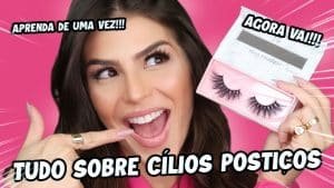 Como Colar Cílios Postiços para Iniciantes (atualizado) 😘